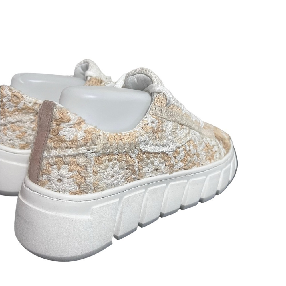 Catch Me If You Can- Crochet Cream Sneakers by Free People - Picture 4 of 8